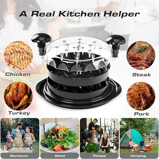 Bundle Deep Frying Pot+Chicken shredder Machine