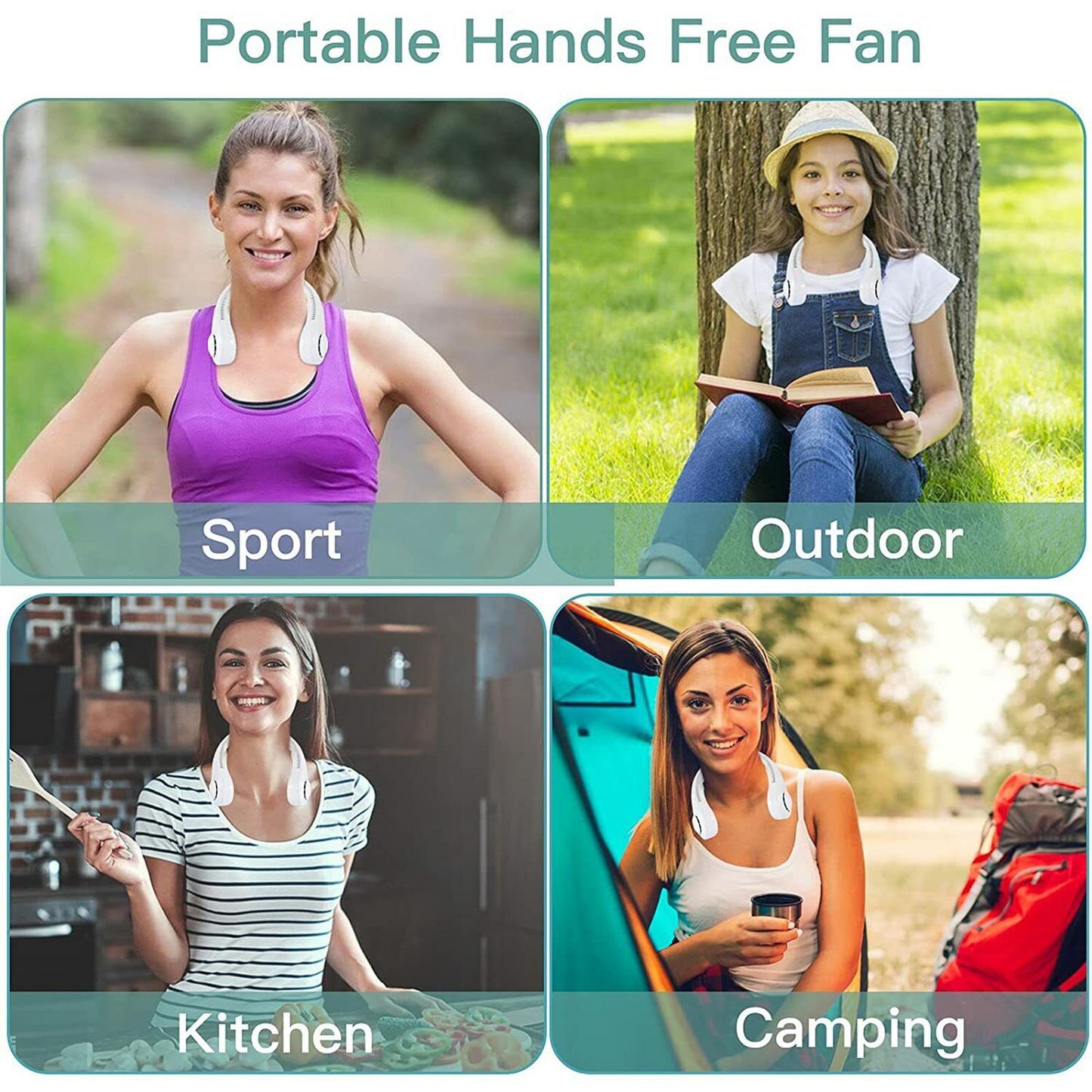 Mini Neck Portable Air Cooler Fan